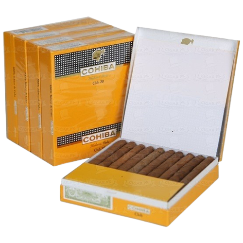 COHIBACLUB20X5.100S_cigar_premium_chamber_exclusive % سیگاربرگ کوهیبا کلاب ۲۰ نخی Cohiba Club